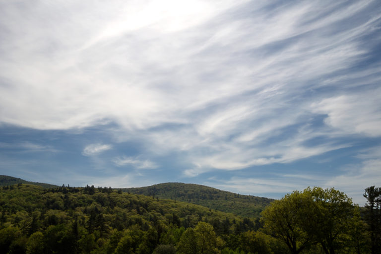 Thin Clouds Filling the Sky