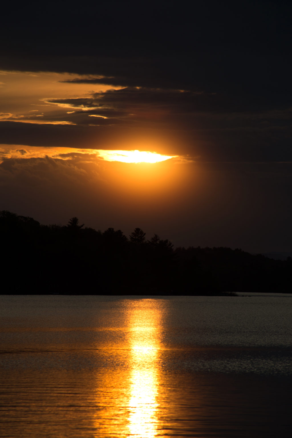 Sunbeam Reflection on the Lake