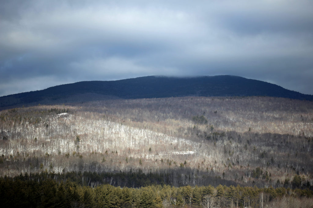 Snow on the Ground in the Mountains