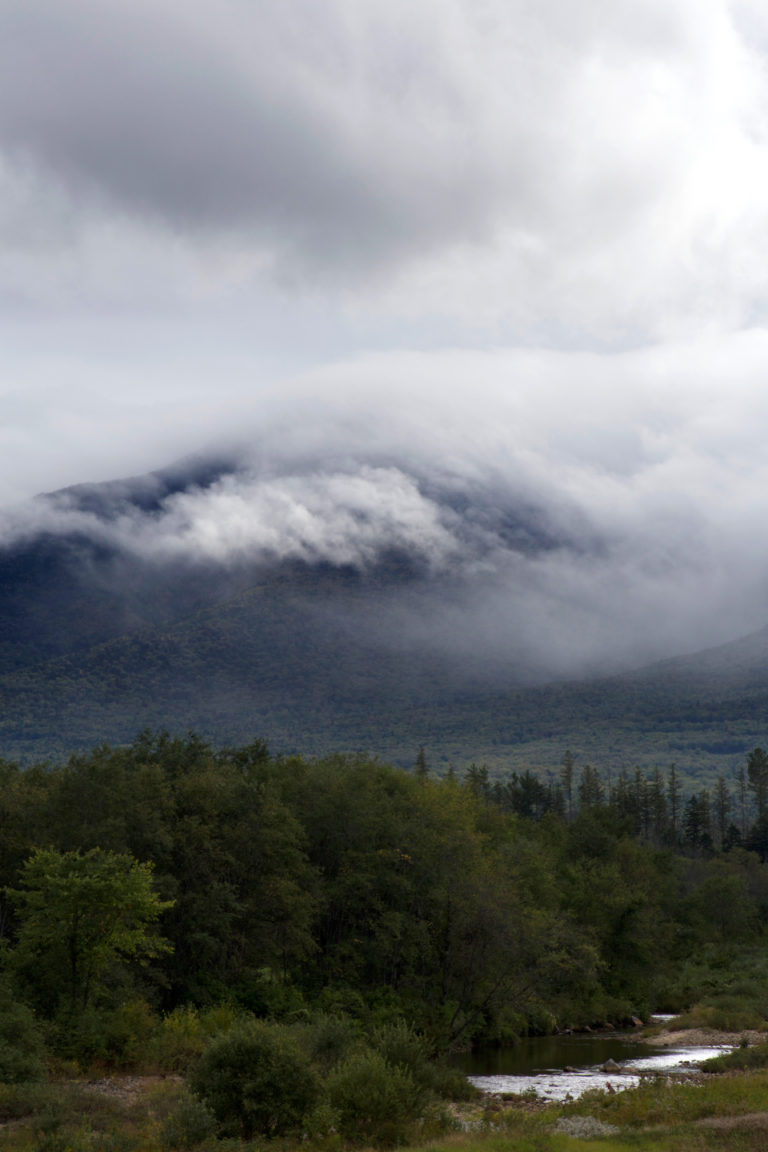 Thick Clouds Rolling Into Valley