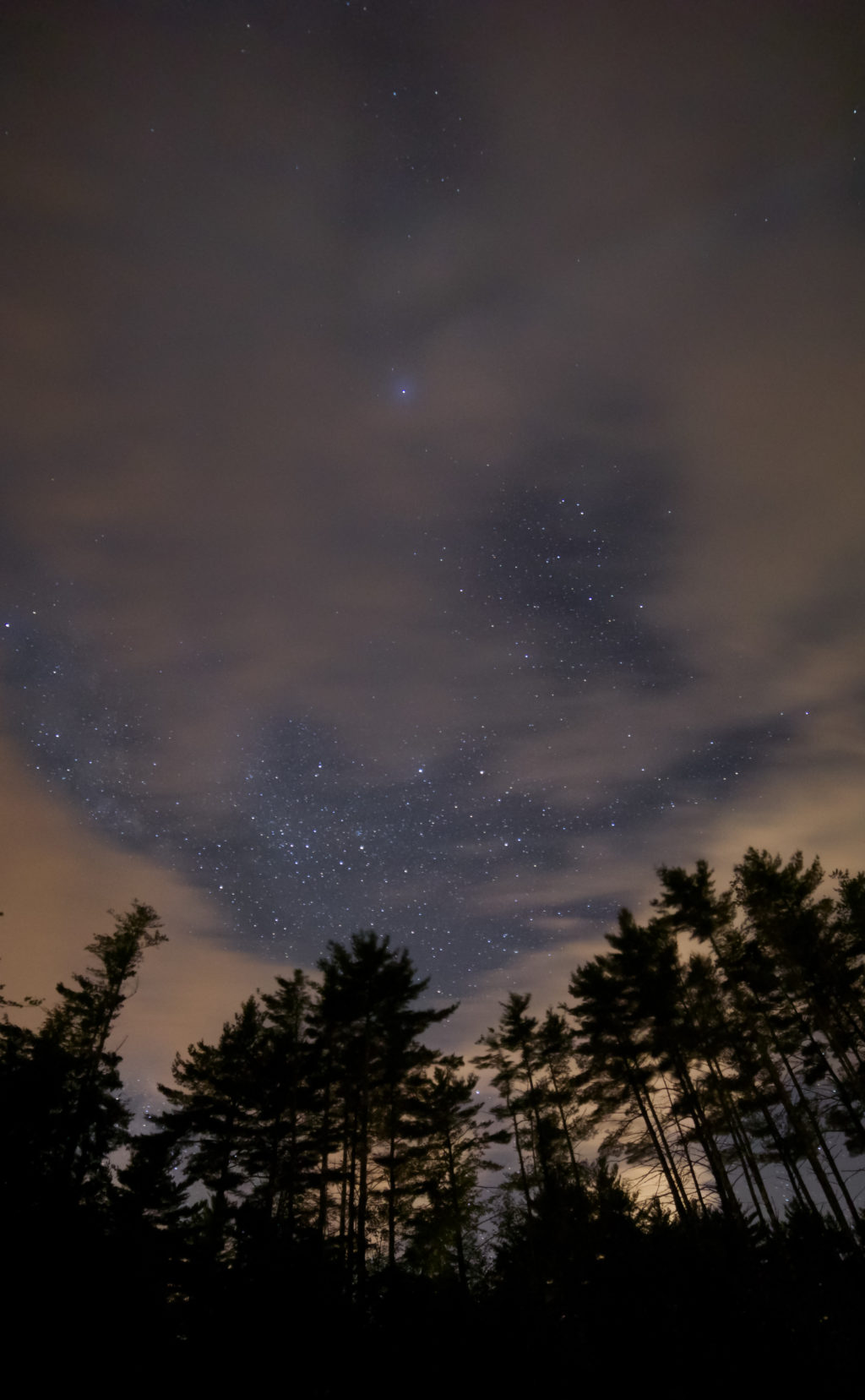 Hazy Night Sky