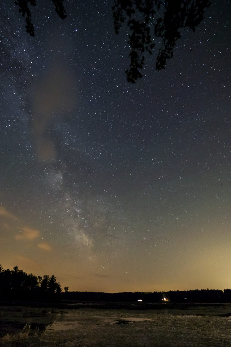 Warm Horizon at Night