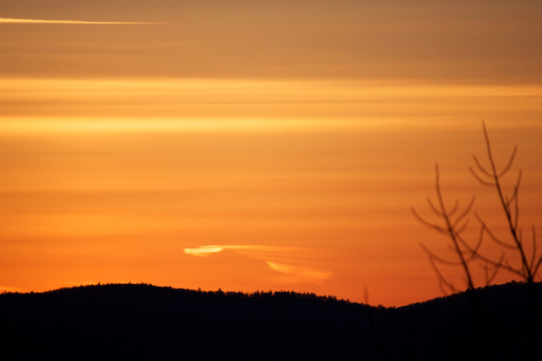 Bright Orange Sky