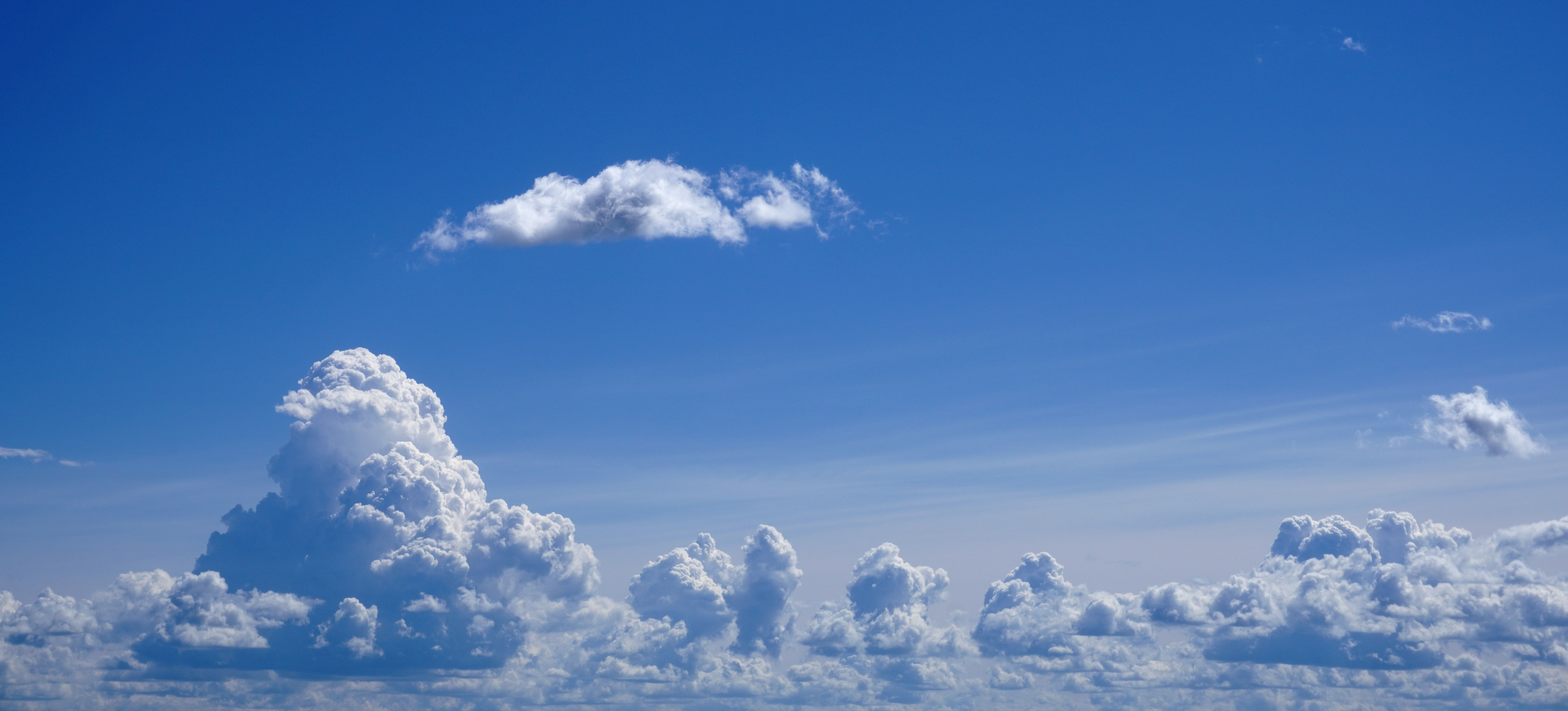 Blue Sky and Clouds Panorama – Free Nature Stock