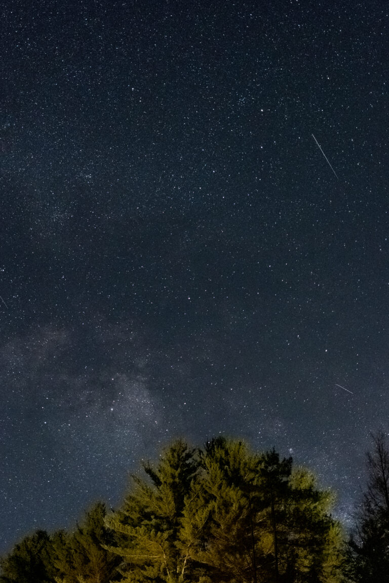 Milky Way and a Shooting Star