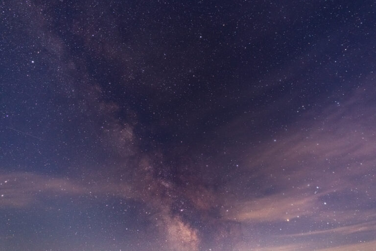 Milky Way Galaxy and Clouds