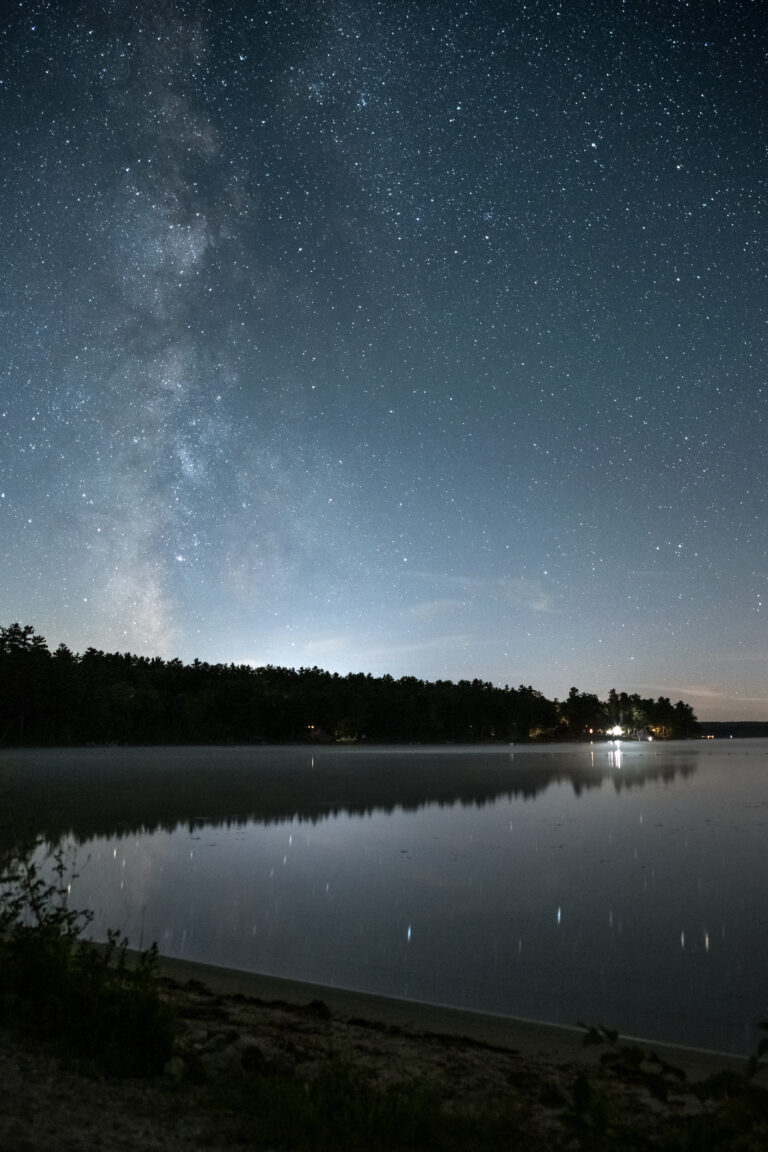 Milky Way Over a Small Lake