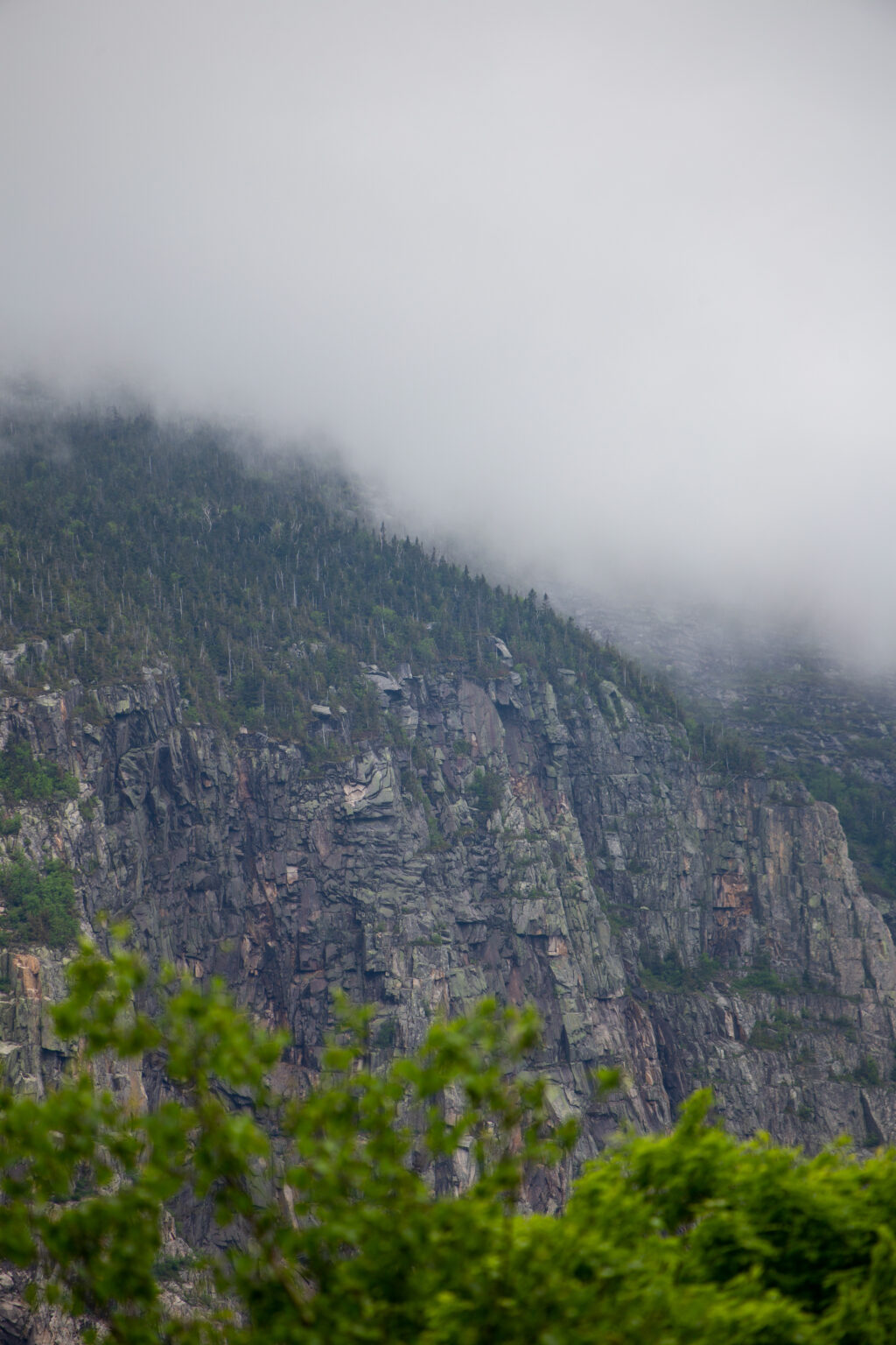 Misty Rock Cliff