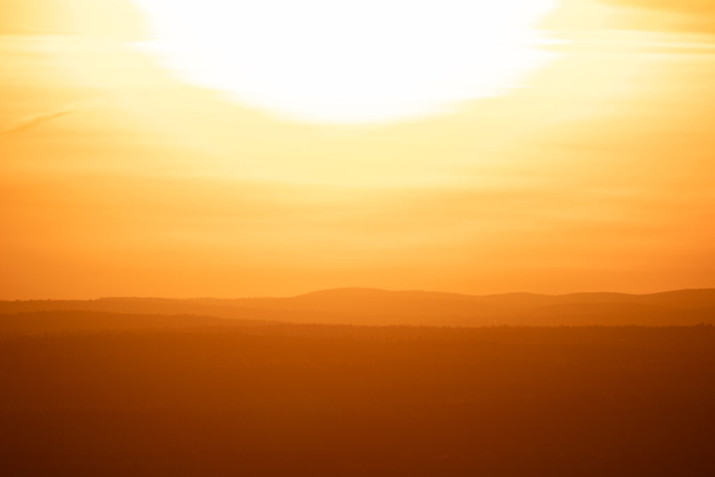 Warm Sunset Landscape