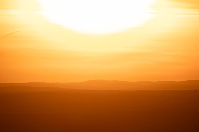 Warm Sunset Landscape