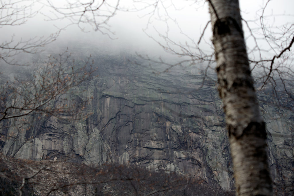 Cliff in the Fog
