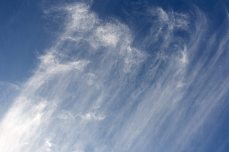 Wispy, Streaking Clouds