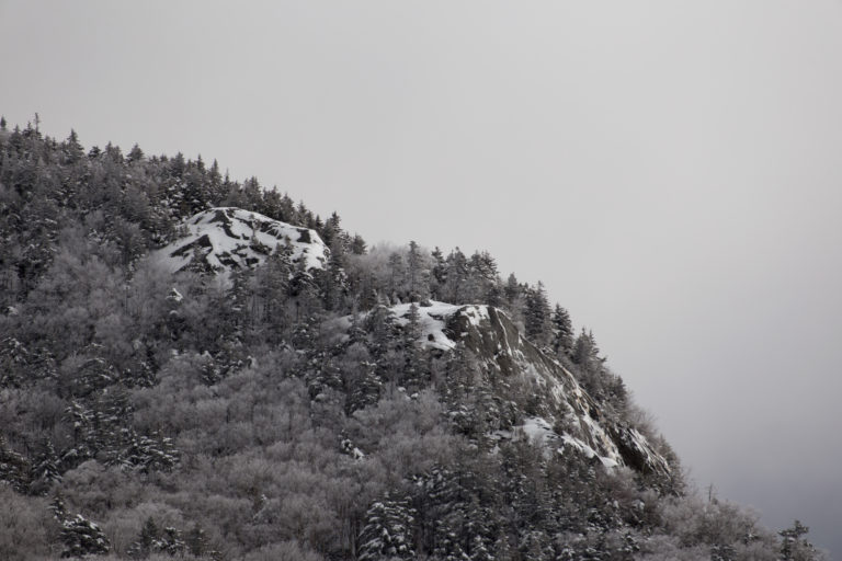 Mountainside in Late Winter