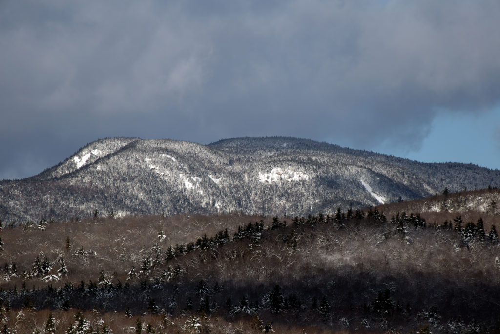 Mild Winter Mountain Landscape
