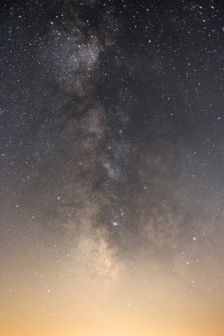 Milky Way Rising From the Glow