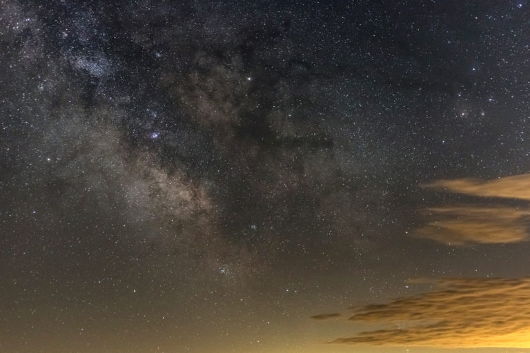 Milky Way and Thin Clouds