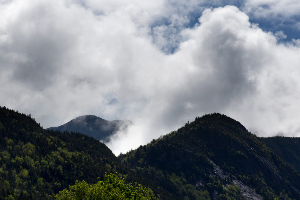 Low Clouds Weaving Between Mountaintops