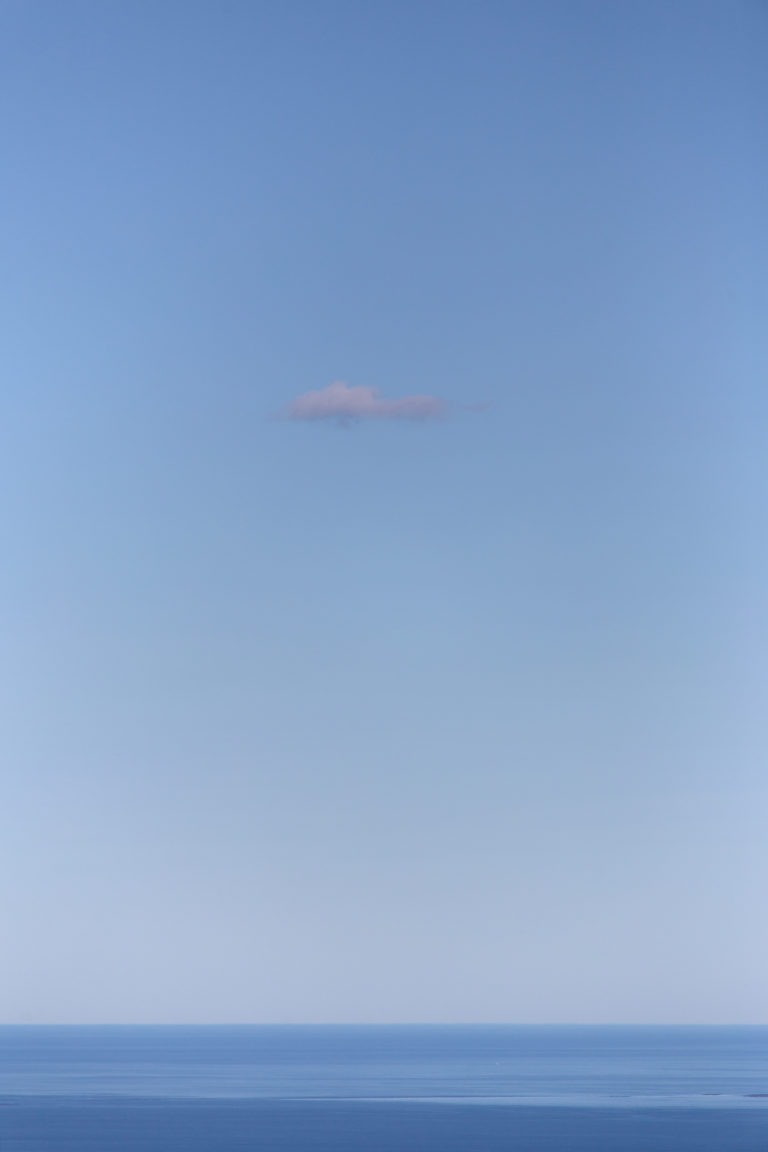 Single Cloud in Blue Sky